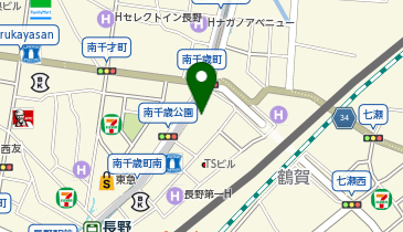 JTB中部長野支店 法人営業の地図画像