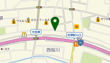トレッド茨城桜川店の地図画像
