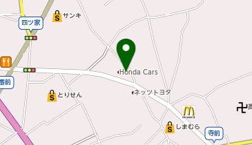 ホンダカーズ茨城岩井店の地図画像
