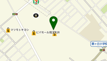 100円ショップセリアビバモール埼玉大井店の地図画像