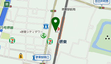 星乃珈琲店HiViE堺東店の地図画像
