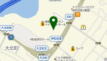ソフトバンク岸和田カンカンベイサイドモールの地図画像