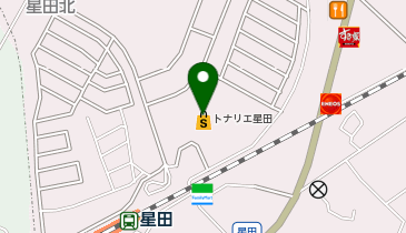 売るナビトナリエ星田店の地図画像