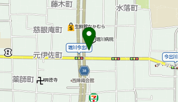 ベンリー今出川堀川店の地図画像