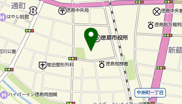 徳島市役所教育委員会青少年育成補導センター相談ホットラインの地図画像