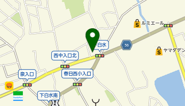 ヘアーズベリー下白水の地図画像