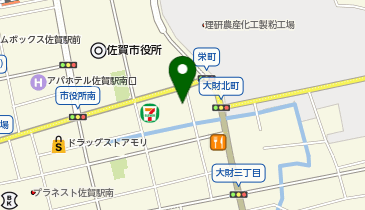 佐賀市役所 地域振興部 スポーツ振興課 スポーツ係の地図画像