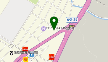 東江そば宜野湾店の地図画像