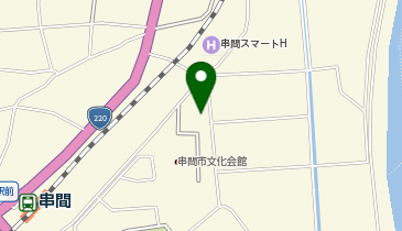 串間市中央公民館の地図画像