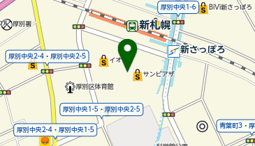 サンピアザセンターモール3Fのい美容室の地図画像