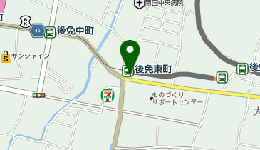 中沢給食センターの地図画像