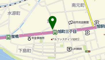 ミカド理容の地図画像