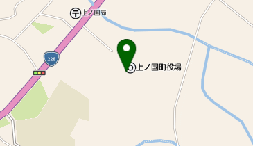 上ノ国町役場水産商工課の地図画像