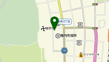 稚内市役所ファミリーサポートセンターの地図画像