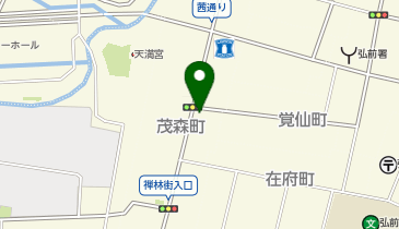 弘前囲碁サロンの地図画像