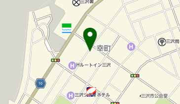 三沢市役所 市営駐車場の地図画像