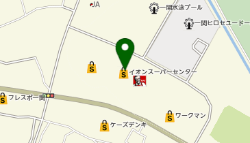 いちのせき接骨院の地図画像
