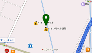 コスメームイオンモール須坂店の地図画像