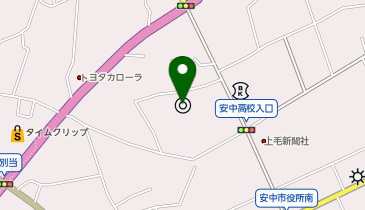 安中市役所 安中磯部土地改良区の地図画像