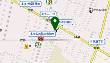 国分寺消防署本多出張所の地図画像