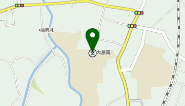 千葉県立大原高等学校 進路指導部の地図画像