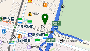 おにぎりごりちゃん新世界店の地図画像