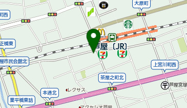 トレーニングスタジオはるかぜの地図画像