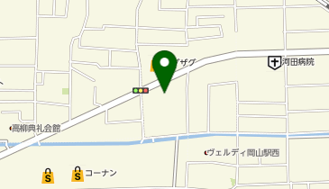 ピザハット岡山下伊福店の地図画像