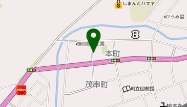 かふぇはまだの地図画像