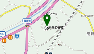 香春町役場地域振興課の地図画像