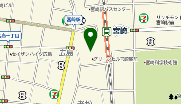 JINSアミュプラザ宮崎店の地図画像