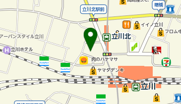 ビューティーサロン・グレース立川店の地図画像