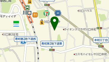 ジョブサキッズ川口教室の地図画像