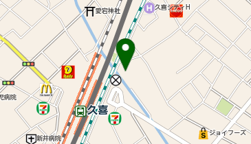 イソギンチャクの午後3時の地図画像