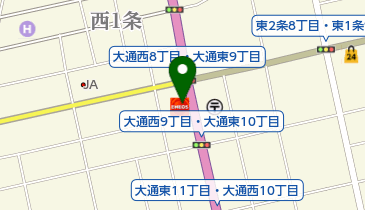 士別SS / (株)丸徳 木賀商店の地図画像