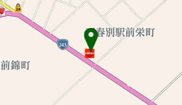 西春別SS / 松浦石油の地図画像