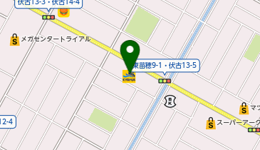 丘珠空港通SS / 大東石油販売(株)の地図画像