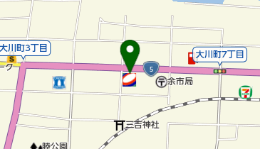 余市 / (有)カネ〆清水燃料商事の地図画像