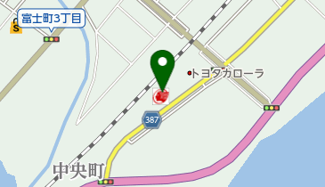 幌別SS / 北海石油(株)の地図画像