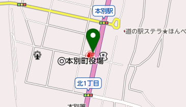 本別SS / (有)明光石油の地図画像
