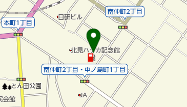 【ホクレンSS】中の島セルフSS / JAきたみらいの地図画像