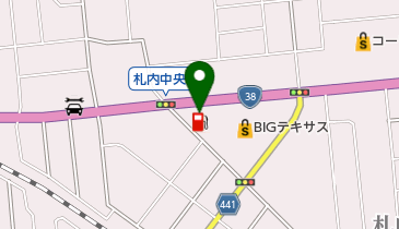 【ホクレンSS】札内SS / JAさつないの地図画像