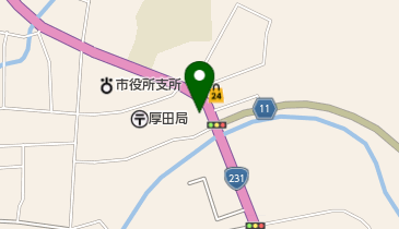 厚田産業給油所 / 厚田産業(株)の地図画像