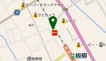 板柳SS / 曙産業(株)の地図画像