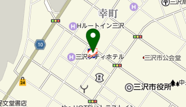 三沢SS / 三沢礦油(株)の地図画像