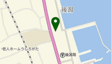 後潟SS / 片川石油店の地図画像