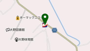 大野南SS / 高張商店の地図画像