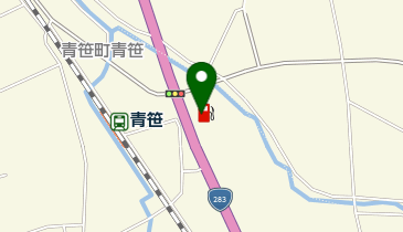 青笹SS / (株)JAグリーンサービス花巻の地図画像