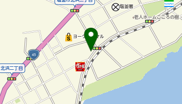 セルフマリンピア北浜SS / (株)塩釜商会の地図画像