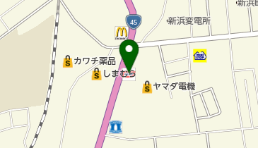 新浜SS / (株)辰巳商会の地図画像